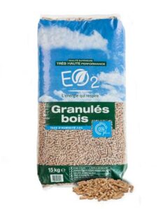 Granules bois EO2 Sac 15kg